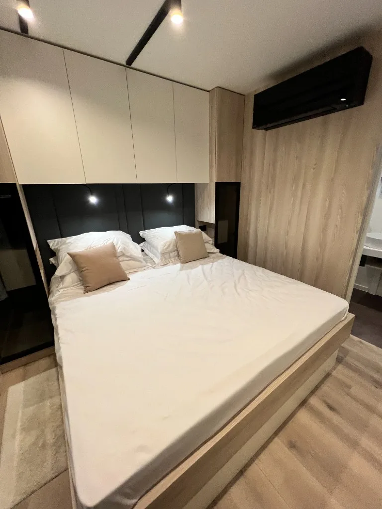 Mobilní dům Luma — ložnice