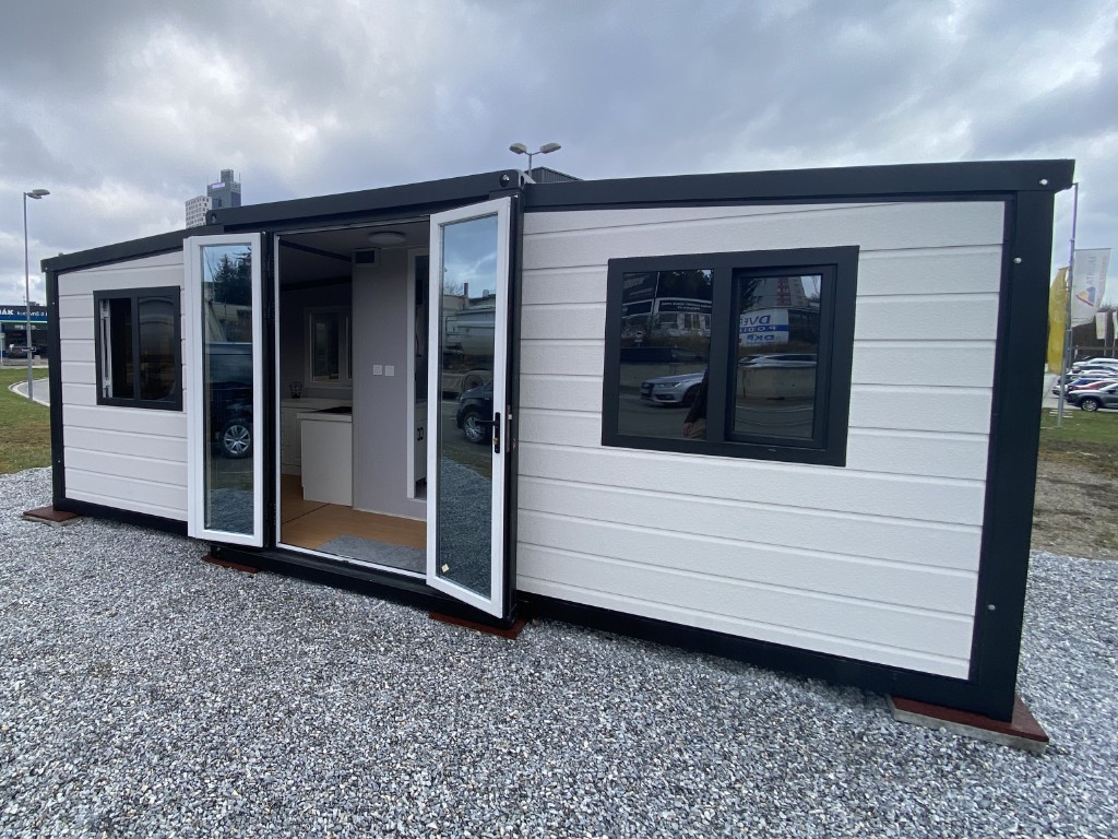 Model 18m² v showroomu Ofelos — Brno Heršpická